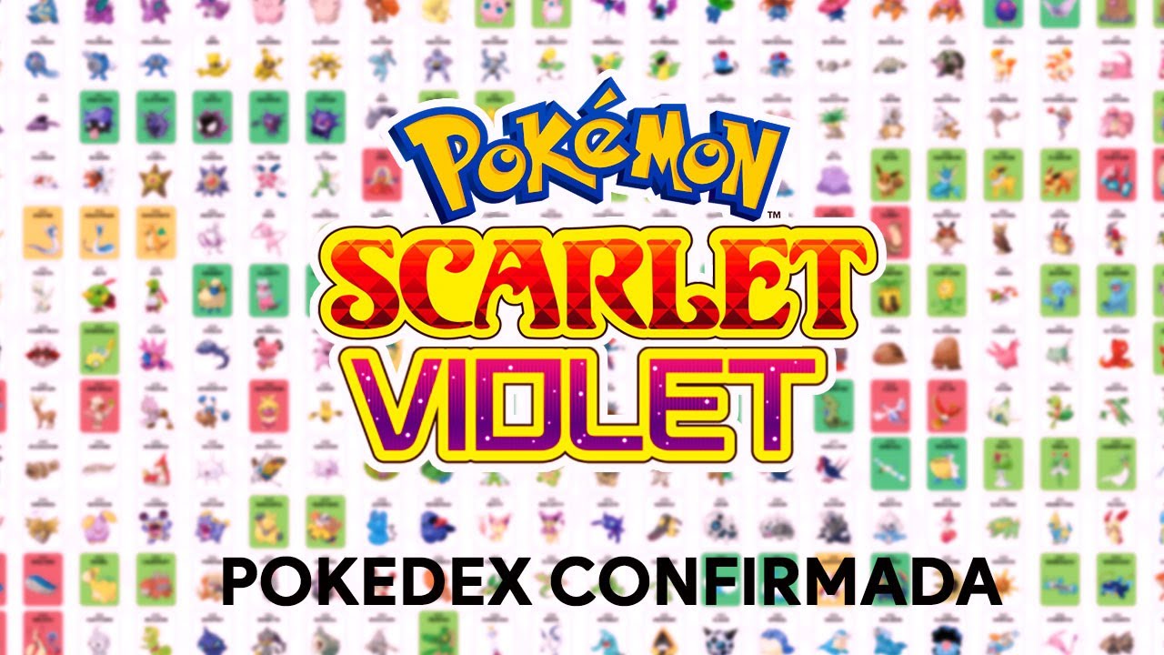 La lista completa de pokemones confirmados en Pokémon Escarlata y