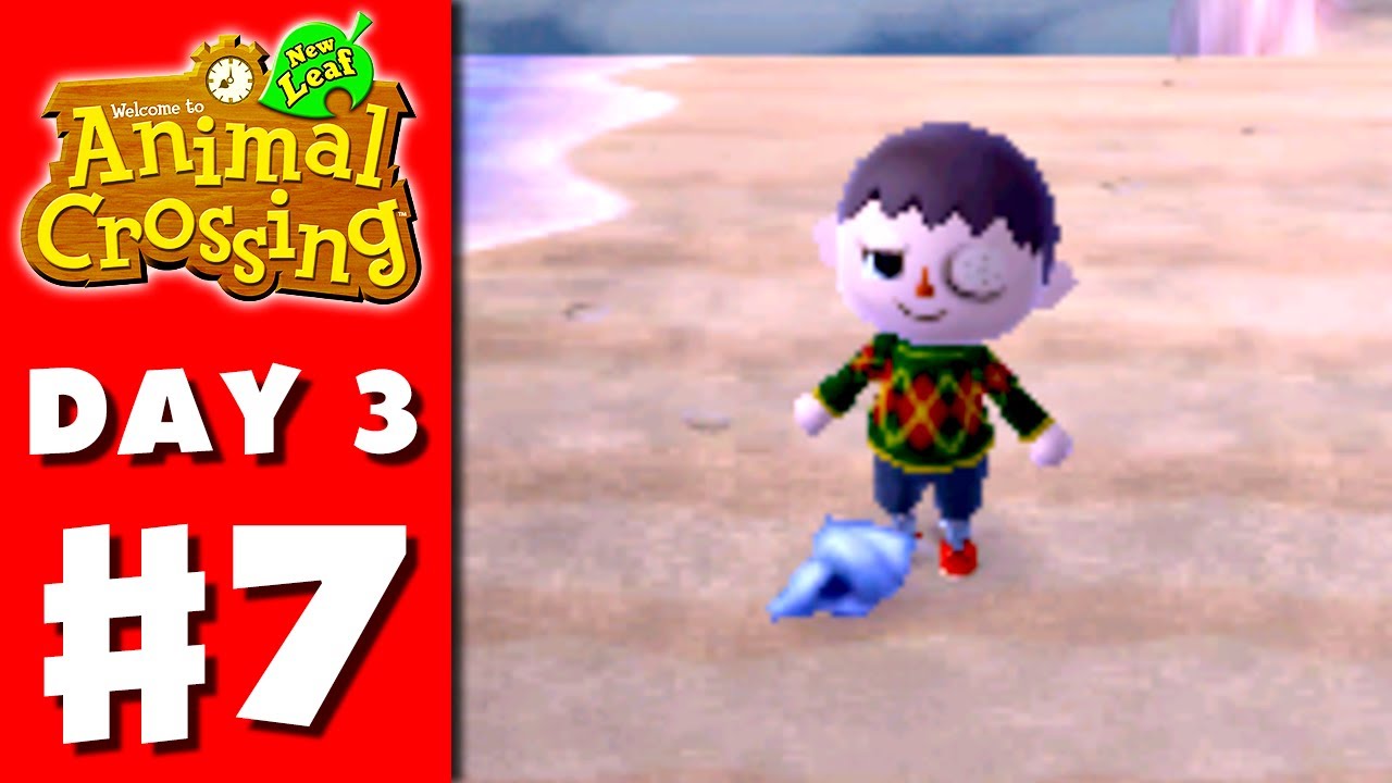 Animal Crossing New Leaf Part 7 Selling Shells - 