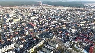 Panorama miasta Biłgoraj | Lot dronem nad Biłgorajem | Film z drona DJI Phantom 3 Advanced