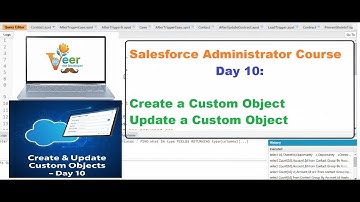 Salesforce Admin Day 10 | How to Create & Update Custom Objects Step-by-Step | Full Tutorial