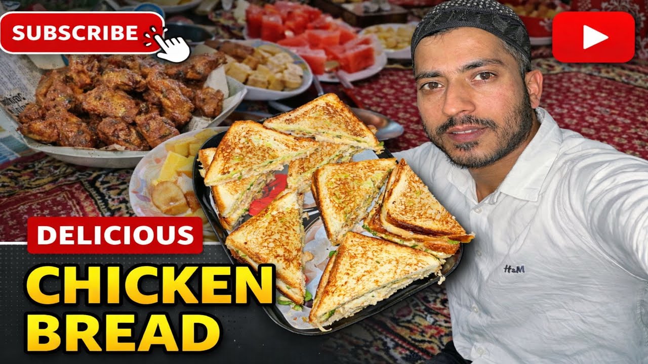 Ramzan  ka 13 Roza, aaj banaya chicken 🐓 bread
