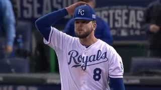 Moustakas Catch ALCS 2014 Oct 14
