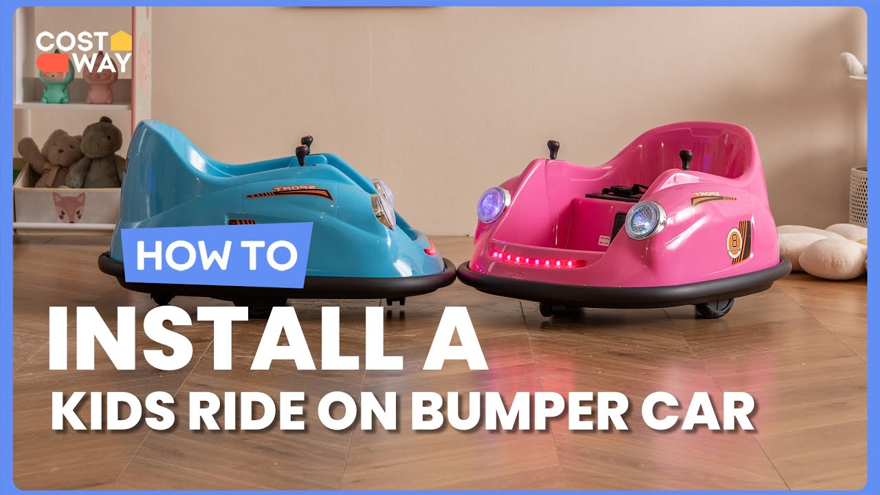 How to Install the 12V Electric Kids Ride on Bumper Car | 25974683 