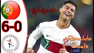Portugal Vs Luxembourg 6-0 All Goals Ronaldo 2 Goals & Extended Highlights Hd 2023