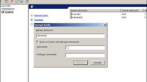 Instalación y Configuración de servidor de correo en server 2003