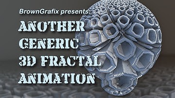Another Generic 3D Fractal Animation