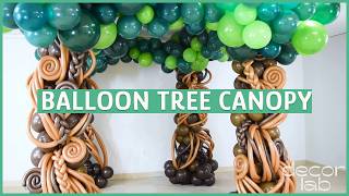 DIY Balloon Trees & Forest Canopy for Parties | Easy Balloon Decor Tutorial