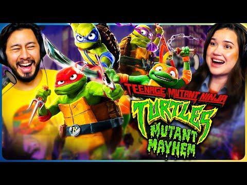 TEENAGE MUTANT NINJA TURTLES: MUTANT MAYHEM Movie Reaction! | First Time Watch | TMNT