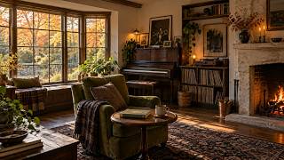 Sunrise Reading Jazz | Warm Rhodes & Soft Fireplace for a Quiet Morning | Black Cat Jazz screenshot 3