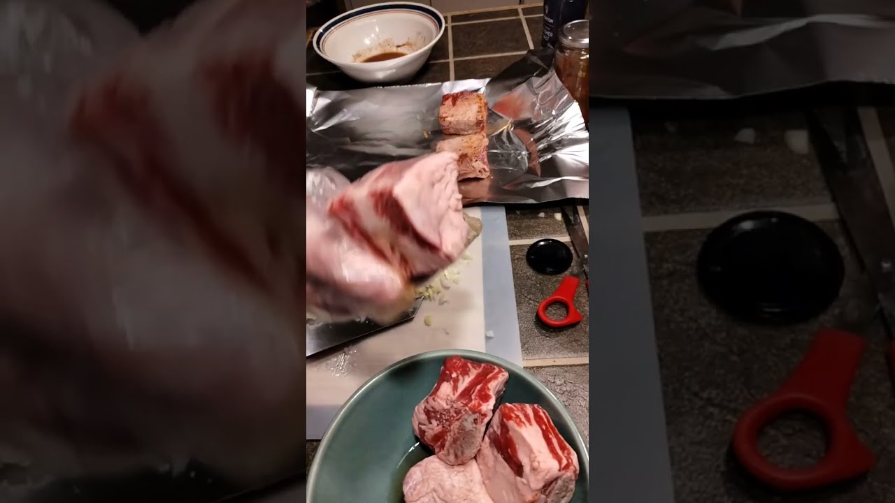 Beef Short Rib - Braised Preparation with Lots of Onion