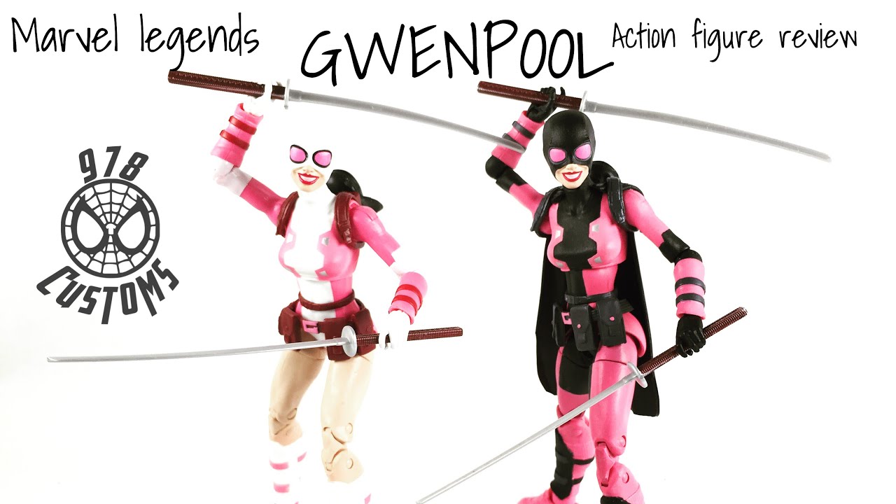 Gwenpool Marvel Legends Spider Man 6 Lizard Baf Wave Action Figure Review Youtube