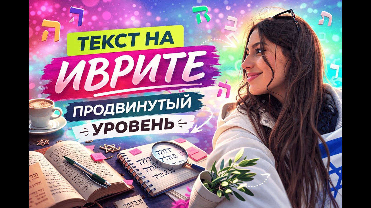 Текст 6. Продвинутый уровень. Читаем текст на иврите