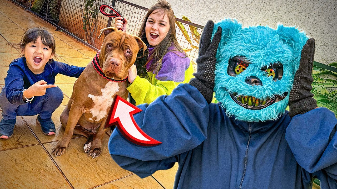 MEU CACHORRO FOI PRA CIMA DO URSO MISTERIOSO 😱