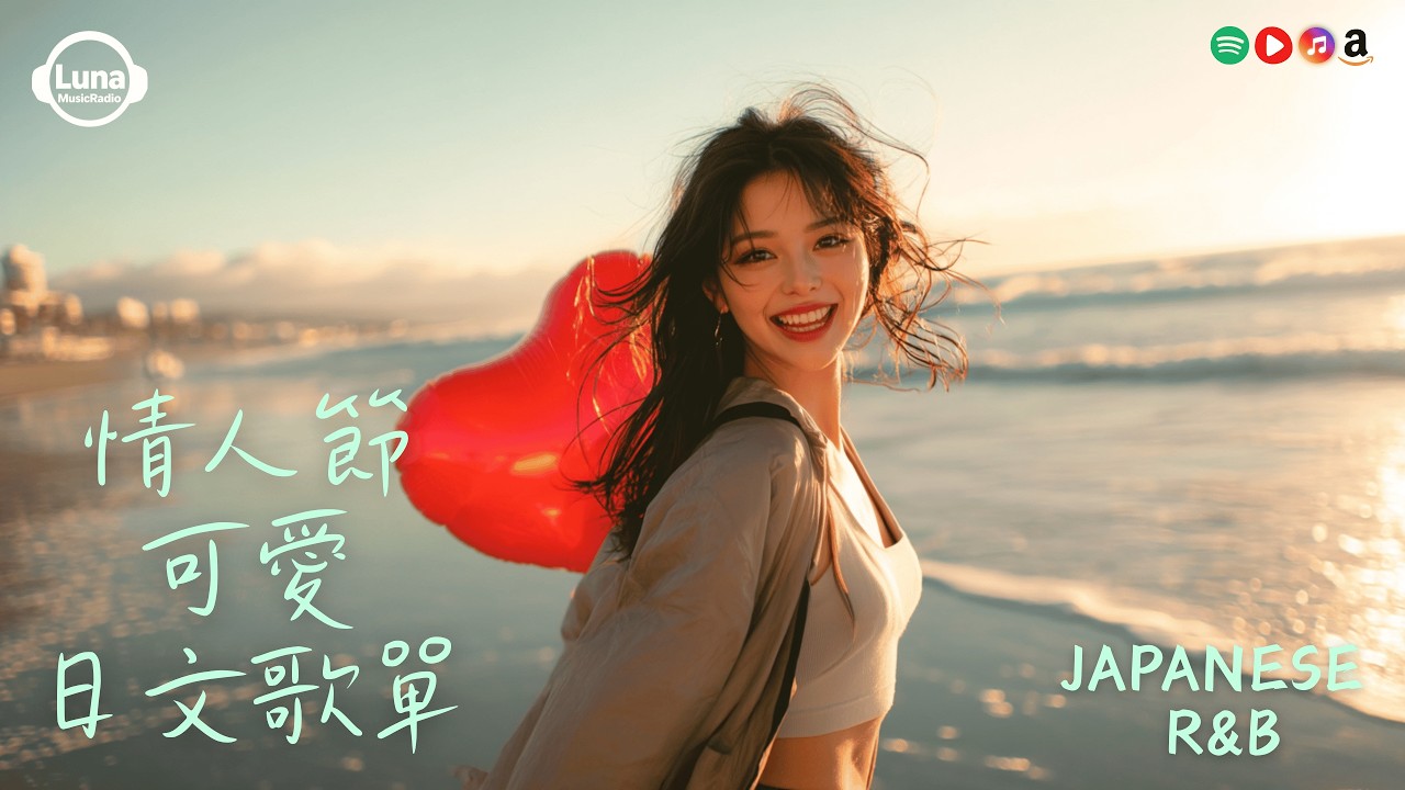 Japanese R&B｜情人節可愛日文歌單 | Cute Japanese Songs｜J-POP｜休閒歌單｜放鬆 / 抒情 / Chill / 治癒系 / 好心情 | LunaMusicRadio