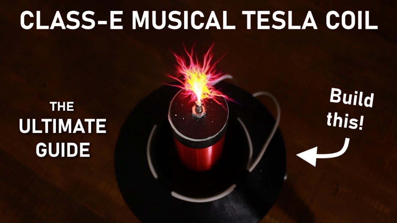 Klasse-E Audio Teslaspule, musikalisch, Musical Tesla Coil SSTC, aufgebaut