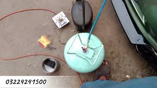 Honda Civic 2007 to 2012 new ac compressor installation and ac gas charging