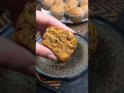 Тыквенные маффины с орехами