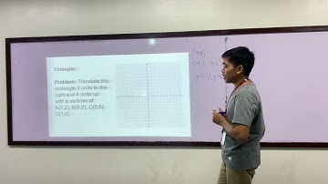 Geometric Transformations (Introduction and examples) - Part 1 |MARLOU JAY G. FORDAN|