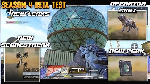 SEASON 4 NEW SCORESTREAKS, OPERATOR SKILL AND MP MAP GAMEPLAY | NEW BR CLASS | COD MOBILE SEASON 4