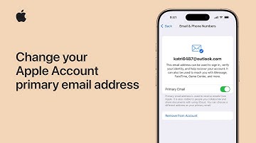 How to change your Apple Account primary email address on your iPhone or iPad | Apple Support