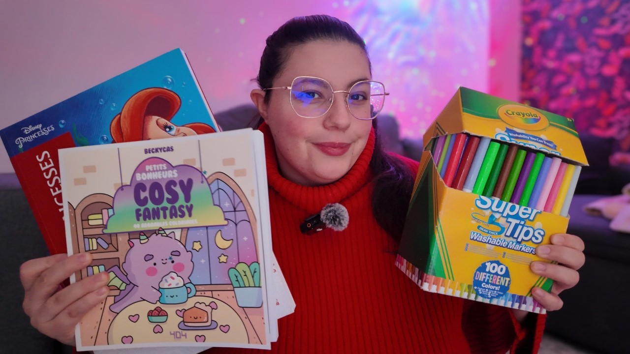 ASMR I Matériels de coloriage 🌈