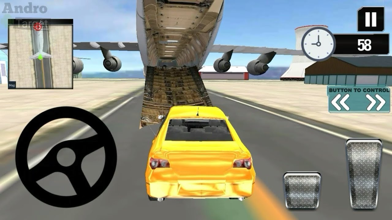 Modern Car Transporter Plane Android Gameplay