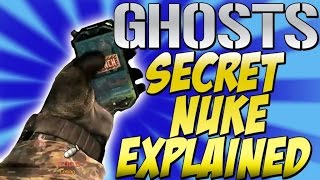 SECRET NUKE ON CALL OF DUTY GHOSTS (TIPS & TRICKS)