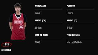 Oren Sahar - 2026 Adidas EuroCamp Treviso Highlights