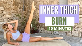 10 MIN. INNER THIGH WORKOUT - tighten & slim the inner part of your thighs |No Equipment| Mary Braun