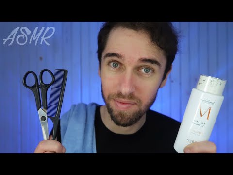ASMR CORTANDO E LAVANDO SEU CABELO | Muito relaxamento e cuidado