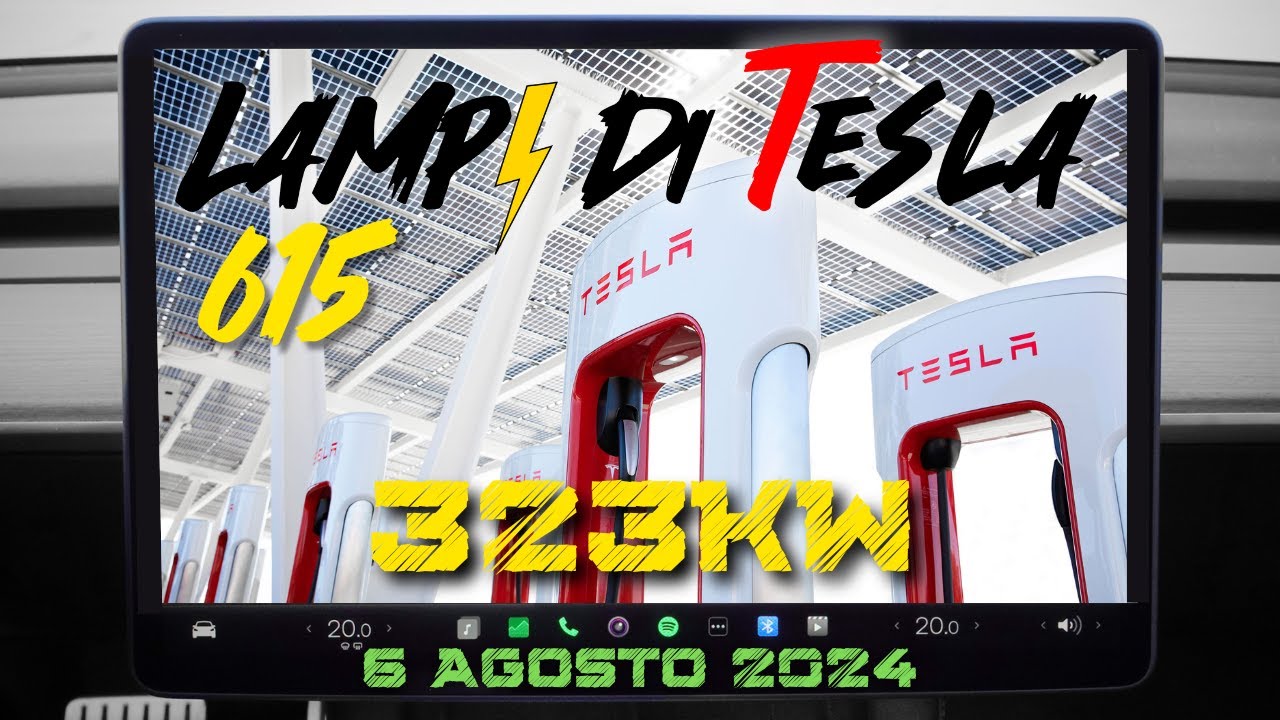 Supercharger oltre 300kW, Miglioramento telecamere con la 2024.26 + agg ...