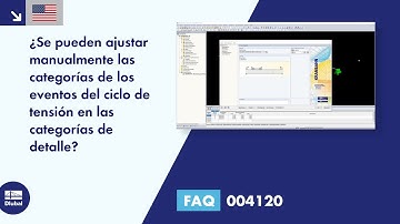[EN] FAQ 004120 | ¿Se pueden ajustar manualmente las categorías de los eventos del ciclo de tensi...