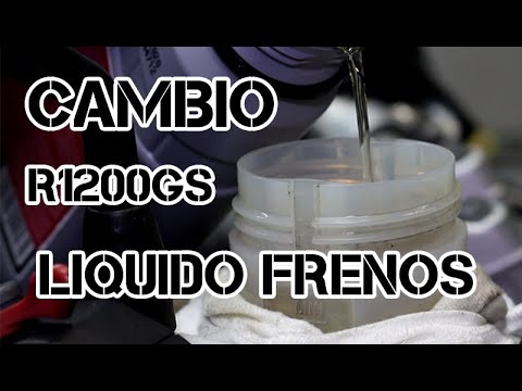 Cambio liquido Frenos Delanteros BMW R1200 (parte 1) - YouTube