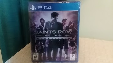 PS4 Unboxing| Saints Row The Third: Remastered