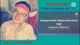 Kerinduan || Rhoma Irama - karaoke smule