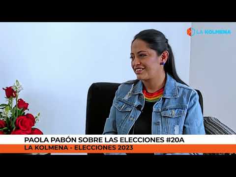 Entrevista a Paola Pabón, Prefecta de Pichincha.