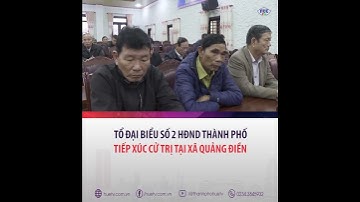 Tổ Đại biểu số 2 HĐND thành phố tiếp xúc cử trị tại xã Quảng Điền