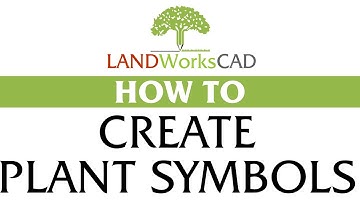 How to Create Plant Symbols in LANDWorksCAD v7