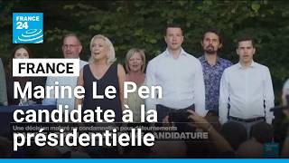 France : Marine Le Pen candidate à la présidentielle malgré sa condamnation en appel