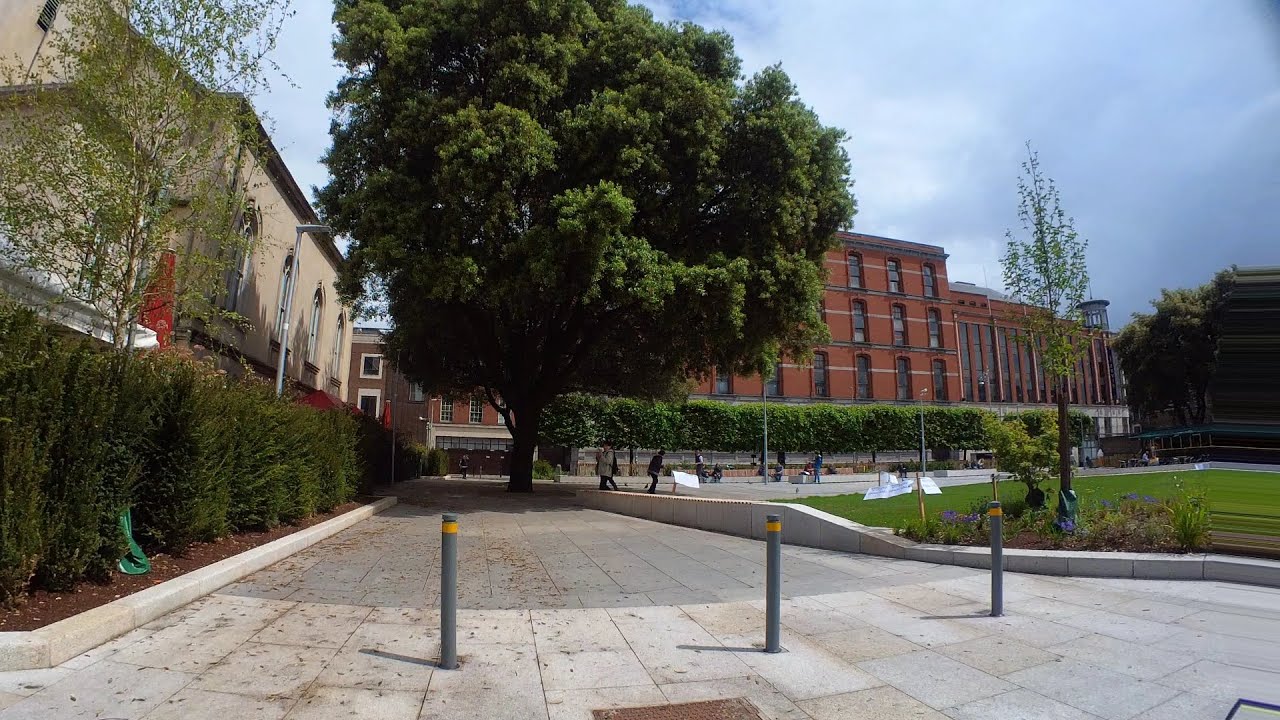 Wolfe Tone Park and Capel Street Dublin