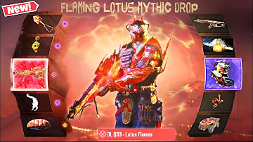 CODM FLAMING LOTUS MYTHIC DROP! DLQ33 LOTUS FLAMES | UPGRADE, ALL EFFECTS | MYTHIC DLQ DRAW