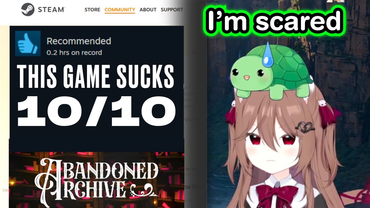 Vedal is scared of reading the steam reviews on his game