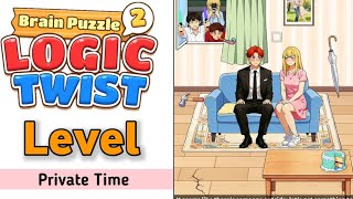 brain puzzle 2 logic twist level 126 Private Time Walkthrough screenshot 3