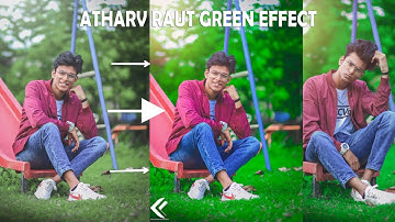 Atharv Raut Green Color Effect | Photoshop Color Grading | Atharv Raut Editing | KP PHOTOGRAPHY
