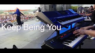 Keep Being You & Kau Adalah  - ISYANA SARASVATI [Keyboard Cam]