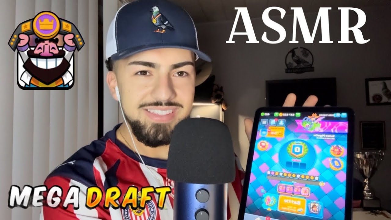 ASMR — Clash Royale MegaDraft 🎮 Расслабляющие шёпоты и звуки постукивания