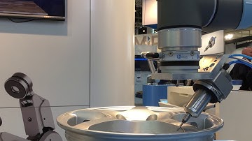 OnRobot HEX Deburring Application at Automatica 2018