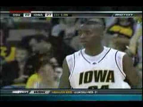 Iowa's Justin Johnson Hits Eight Three Pointers Ag...