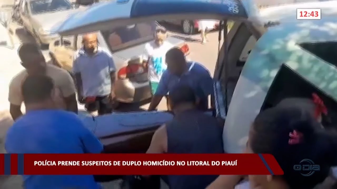 Polícia prende suspeitos de duplo homicídio no litoral do Piauí 27 06 2023