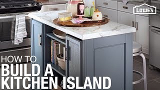 how to build a diy kitchen island